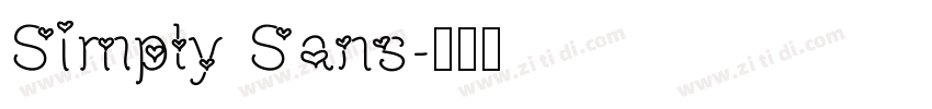 Simply Sans字体转换